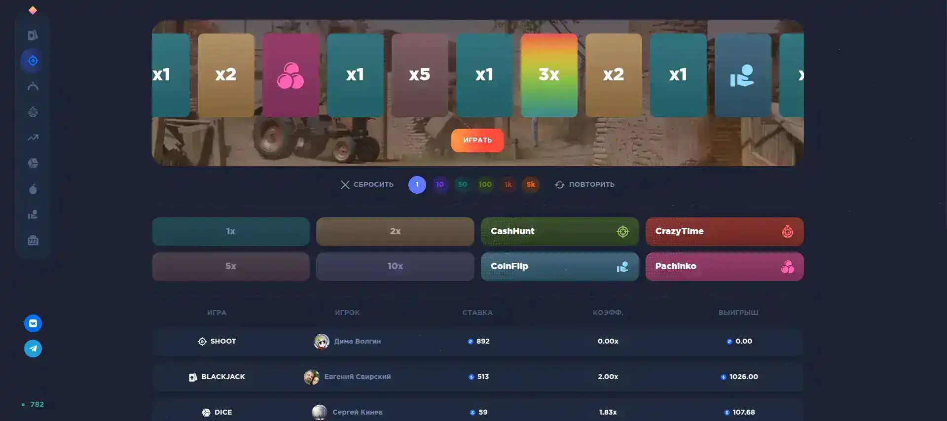 графические слоты Vulkan 24 и прогрессив джекпот